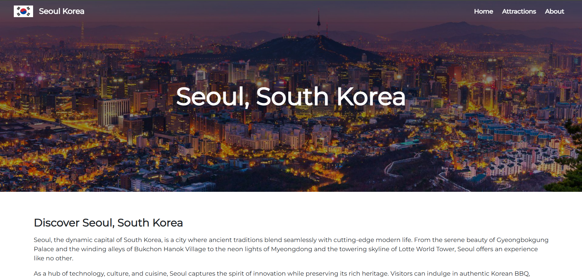 Seoul, South Korea Project